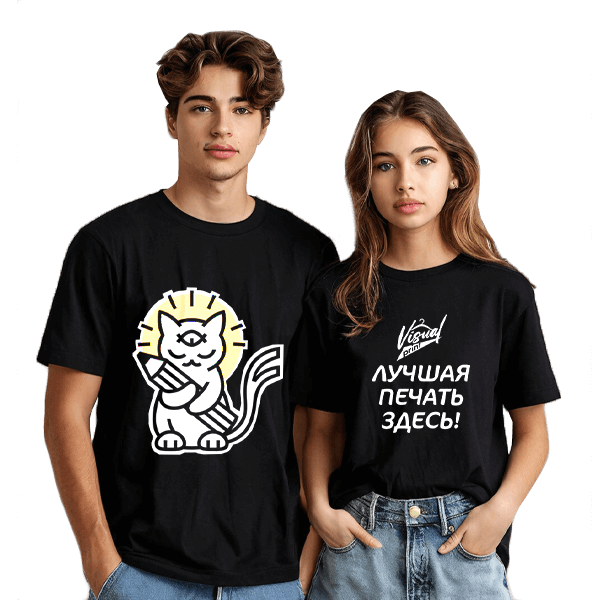 DTF печать на одежде